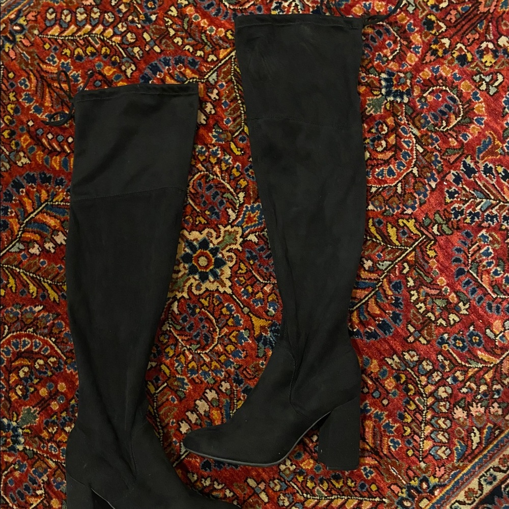 Suede ThighHigh Boots - Picture 2 of 2